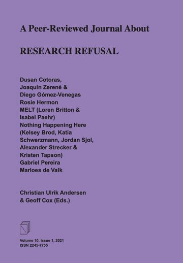 Research Refusal: New issue of APRJA