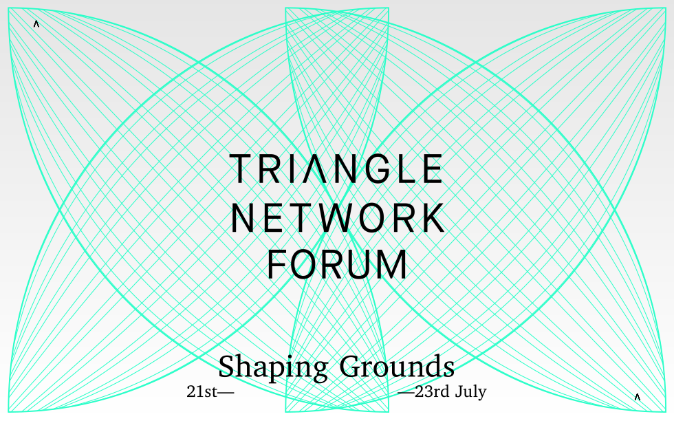 Triangle Network Forum – Shaping Grounds